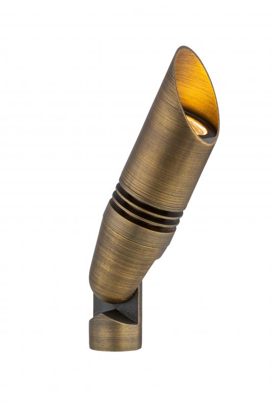 CC-ZD-3LED-LS-AB FX CC ZD LED UPLIGHT ANTIQUE LONG SHROUD