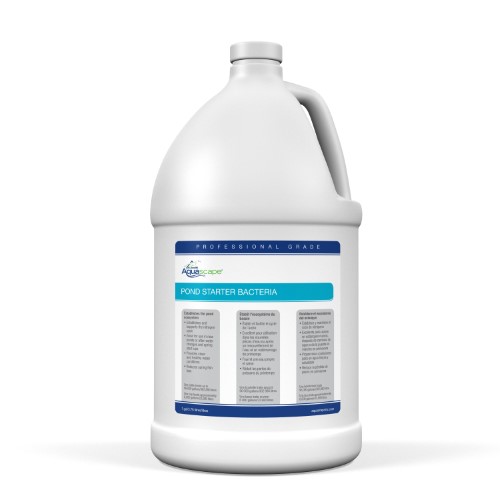 40011 POND STARTER BACTERIA PROFESSIONAL GRADE 1 GAL 3.78 L 1 SCOOP TREATS 6000 GALLONS 1 GALLON TREATS 96000 GALLONS AQUASCAPES DBC Irrigation Supply