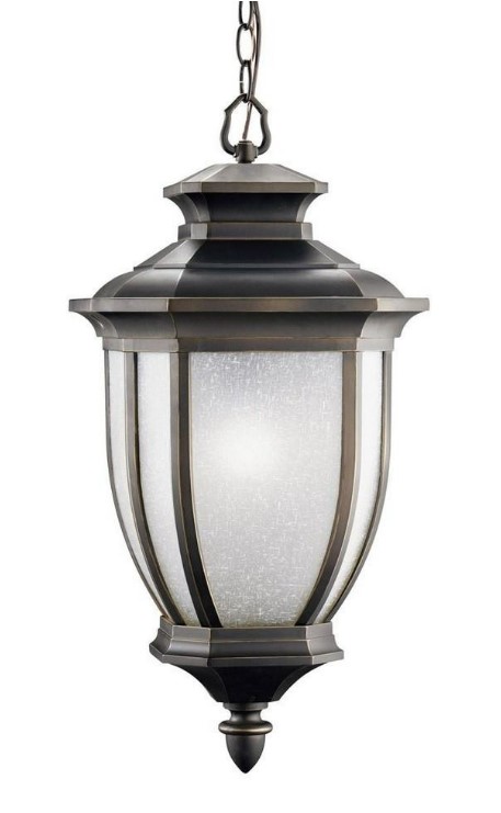 Kichler Salisbury Black Traditional Lantern Pendant Light