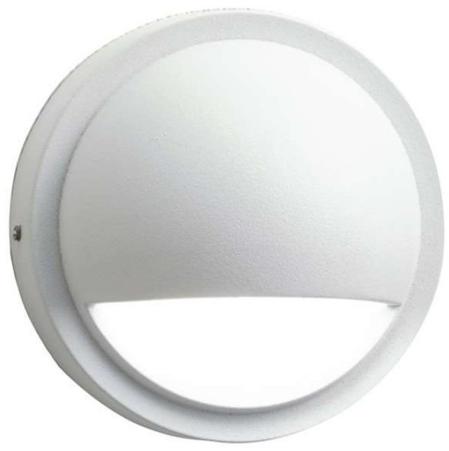 15764WHT27R 1.9W LED TEXTURED WHITE HALF MOON DECK LIGHT KICHLER