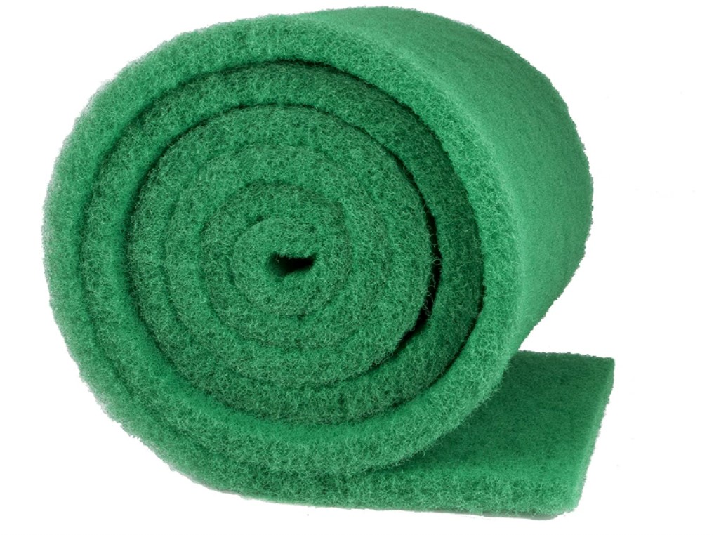 Green Wool Felt Roll