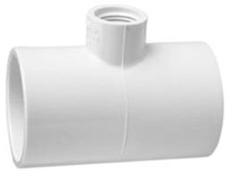 402-071 1/2 X 1/8 SXSXF PVC TEE | DBC Irrigation Supply