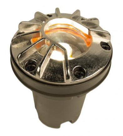 FCZDC3LEDLVNP FC ZDC 3LED NICKEL PLATE LOUVERED WELL LIGHT FX