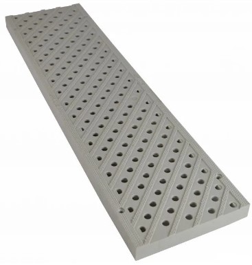 5-in Wide ADA Heel Proof Plastic Trench Drain Grate