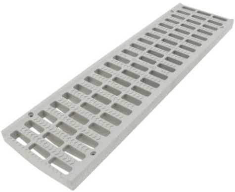 NDS 5 Pro Series Channel Grate - Gray