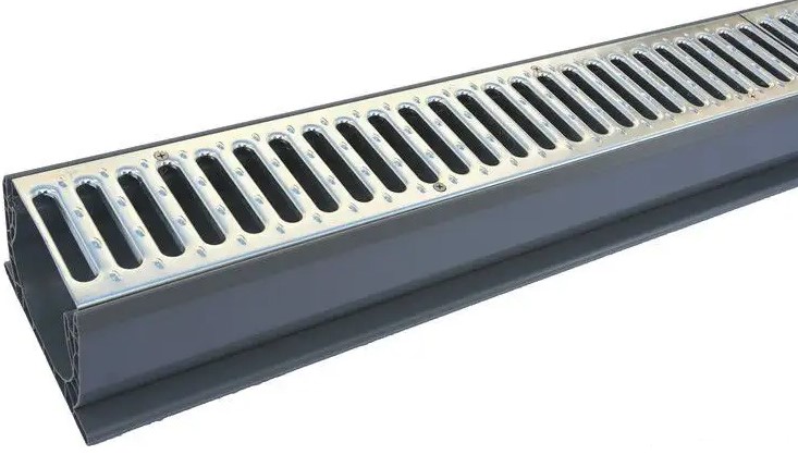400-10-MTL 10' SPEEDY CHANNEL W/ GALVANIZED GRATE | DBC Irrigation