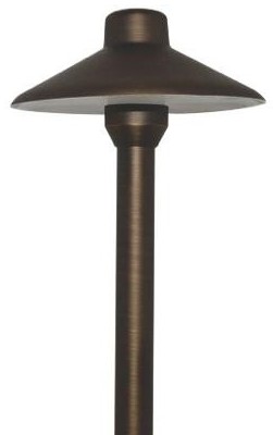 Alliance - 18 BT Controlled LED Color Stem Riser - Aged Brass