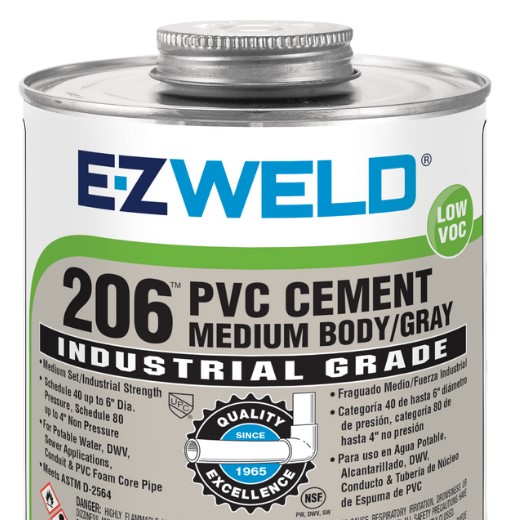 206PT CEMENT MEDIUM BODY GRAY PINT 20603 EZWELD 30603 NEW