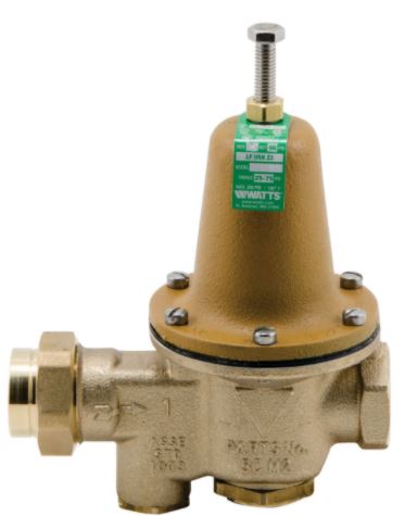 Watts 1 Sweat Double Union Pressure Reducing Valve CxC -  -  Plumbing, Electric & Lighting Wholesale