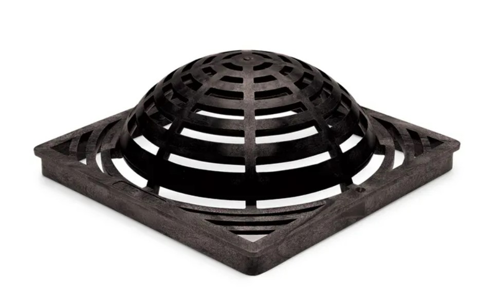 NDS 10 8 In. Round Grate, Black